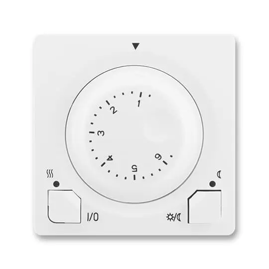 termostat univerzální otočný SWING 3292G-A10101 B1 bílá